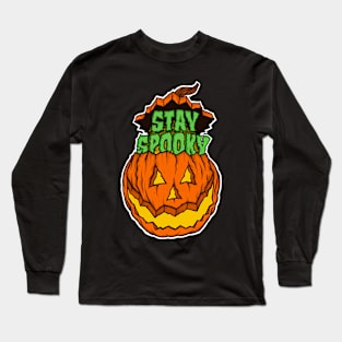 Stay Spooky Pumpkin Long Sleeve T-Shirt